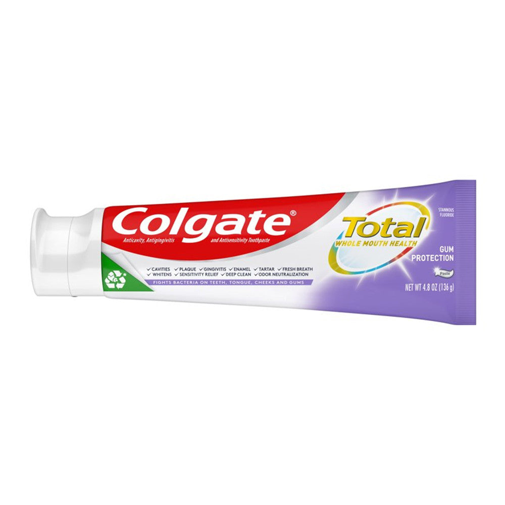Colgate Total Gum Protection Toothpaste, Mint, 4.8 Oz